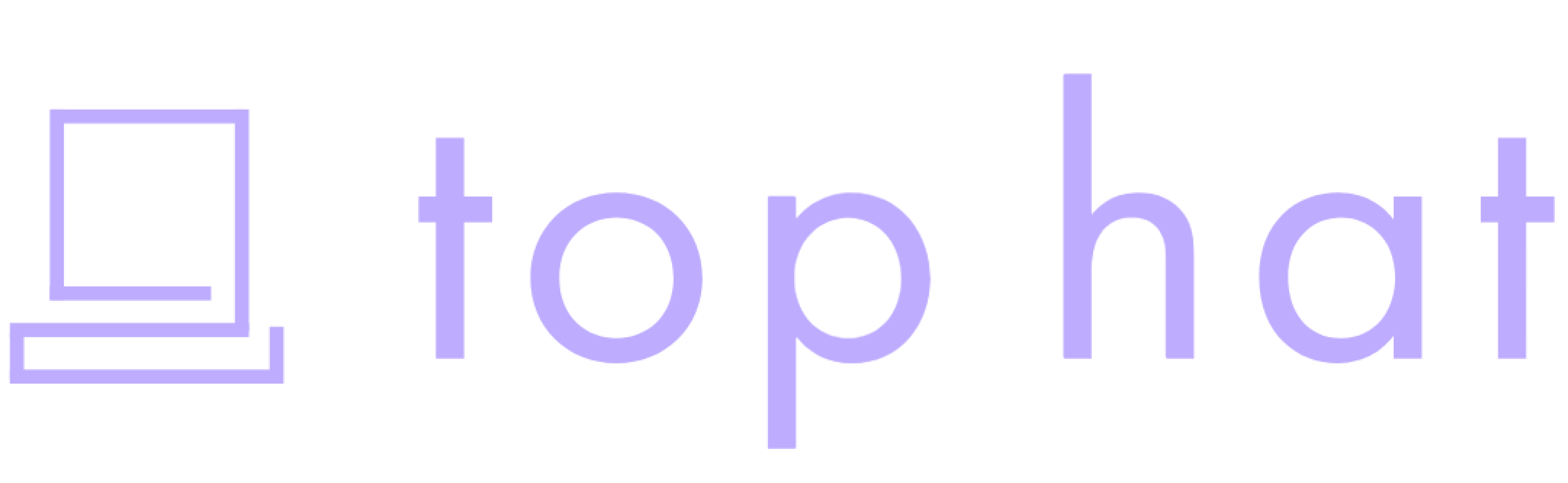 Top Hat Text Logo